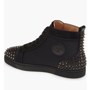 CHRISTIAN LOUBOUTIN HIGH TOP SNEAKERS SIZE 48 RUNS SIZE SMALLER